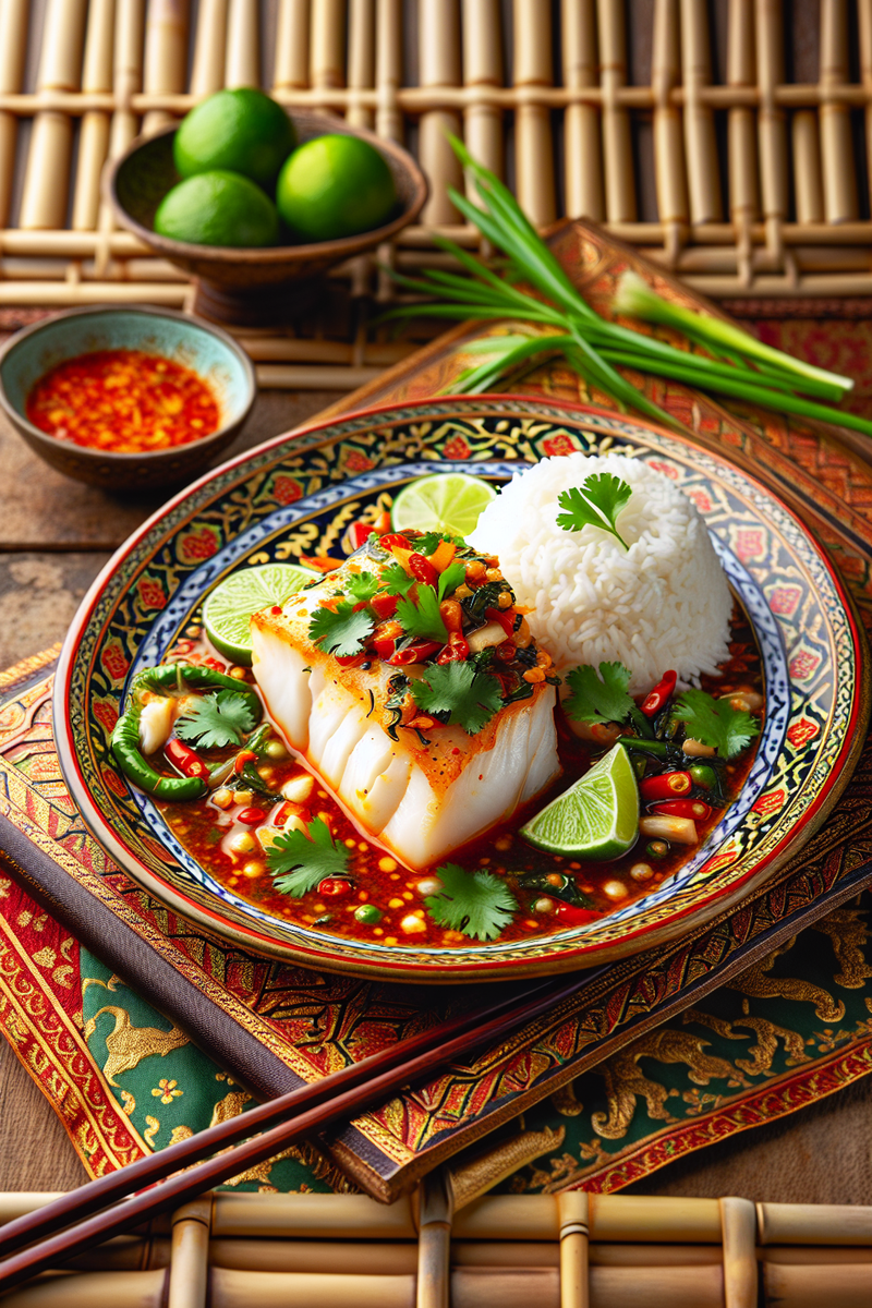 Photo de la recette Cabillaud à la Thaïlandaise