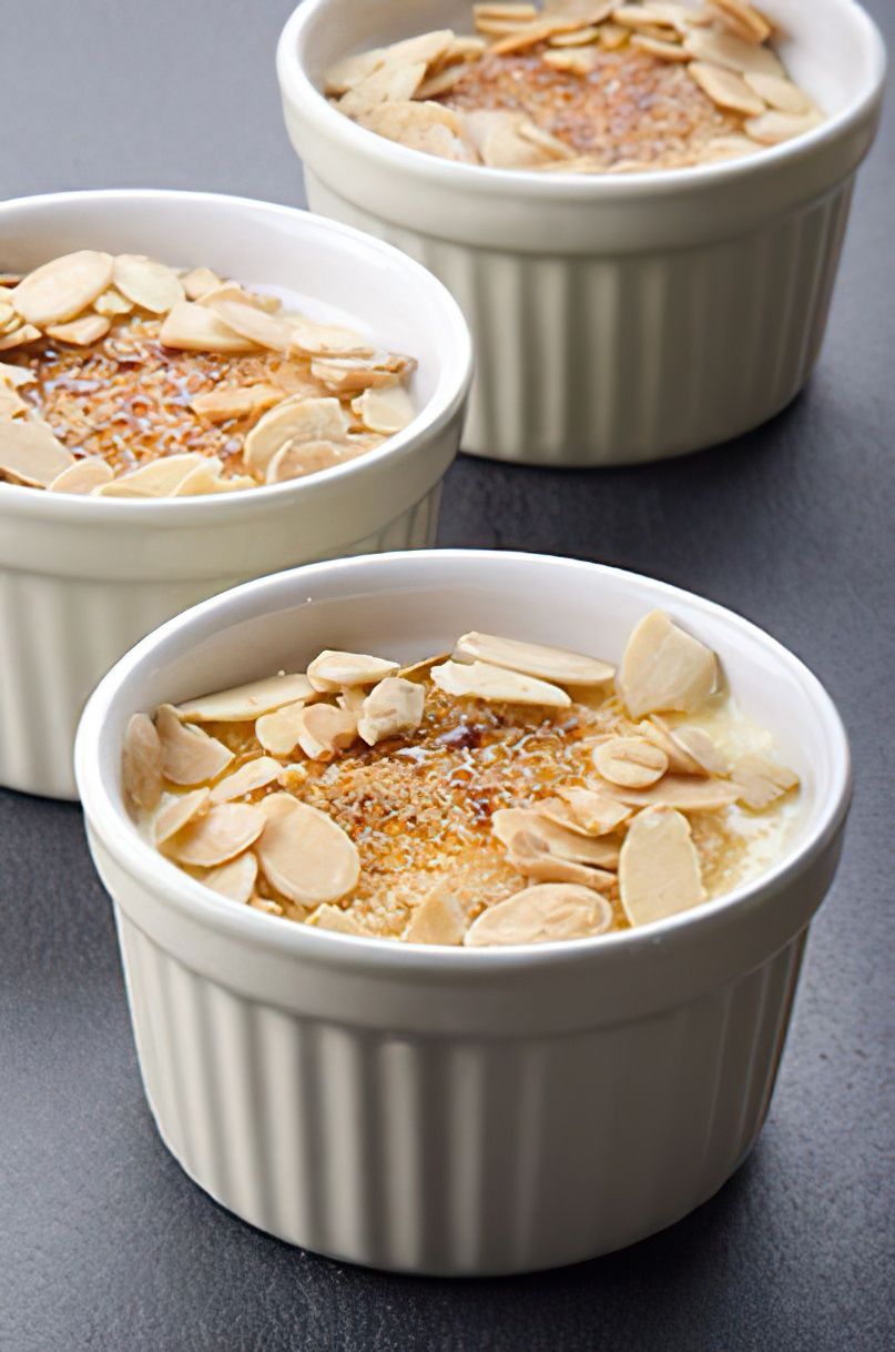 Photo de la recette Crème brûlée aux amandes