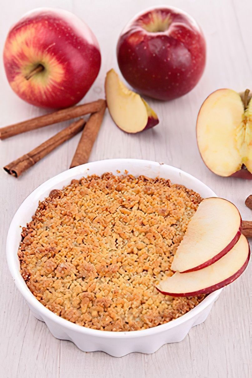 Photo de la recette Crumble pommes cannelle