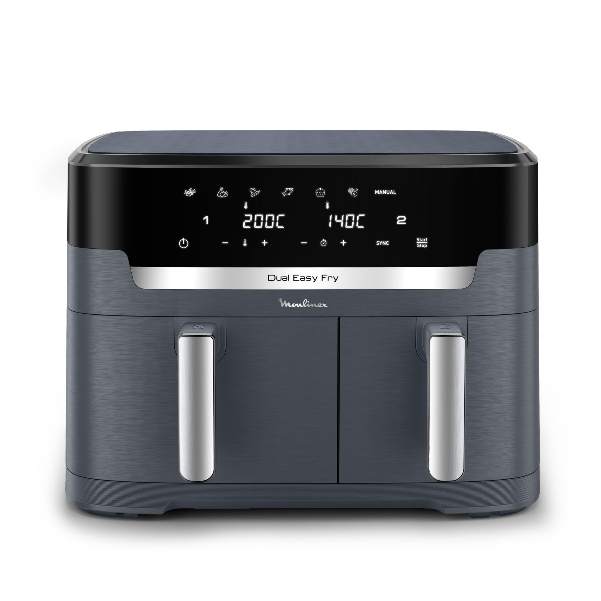 Moulinex Easy Fry Dual XXL 11 L 11 L, double tiroir asymétrique, EZ942BF0