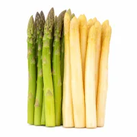 asperges vertes et jaunes