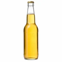 bouteille de bière blonde