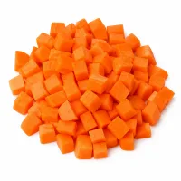 carottes pelées et coupées en petits morceaux
