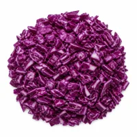 chou rouge haché en petits morceaux