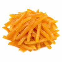 écorces d'orange confites