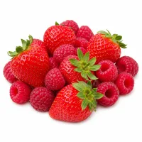 fruits rouges (fraises, framboises, mûres)