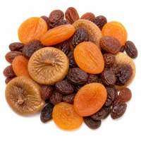 fruits secs (raisins, abricots, figues)