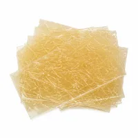 gélatine en feuilles