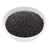graines de sésame noir grillé