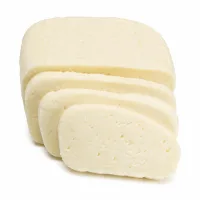 halloumi coupé en cubes