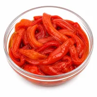 poivron à l'huile en conserve