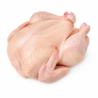poulets entiers de 1,2 kg chacun