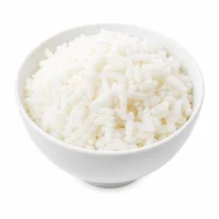 riz blanc cuit et refroidi