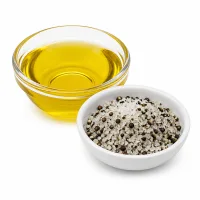 Sel, poivre et huile d'olive