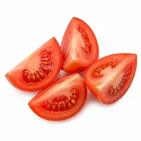 tomates coupées en quartiers