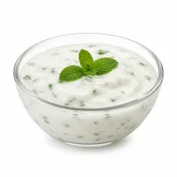 yaourt grec à la menthe