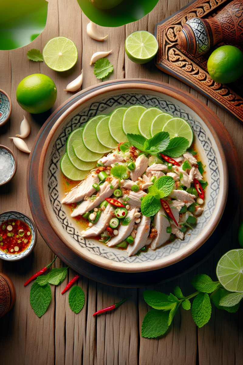 Photo de la recette Larb Gai (Salade de Poulet Thaïlandaise)