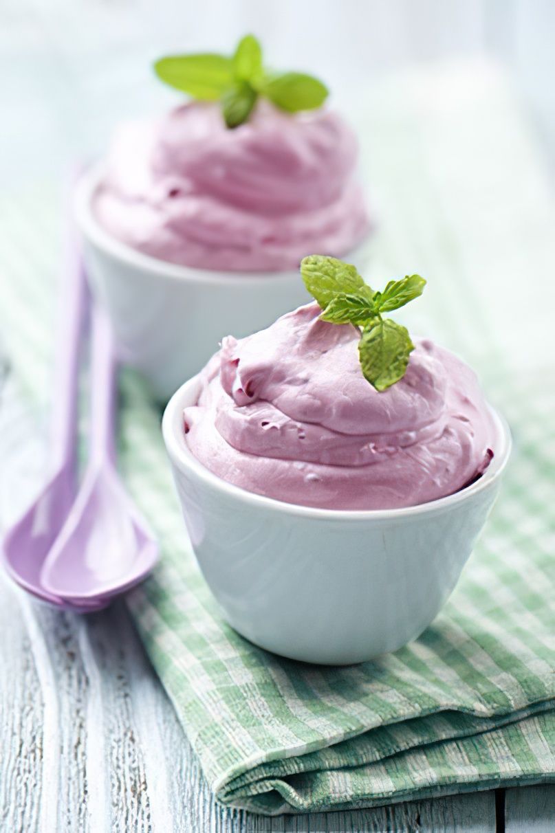 Photo de la recette Mousse aux framboises