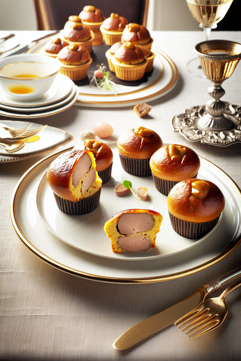 Photo de la recette Muffins au foie gras