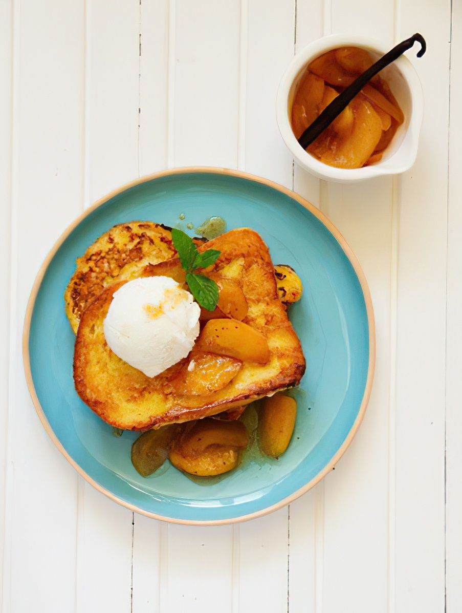 Photo de la recette Pain perdu aux pommes
