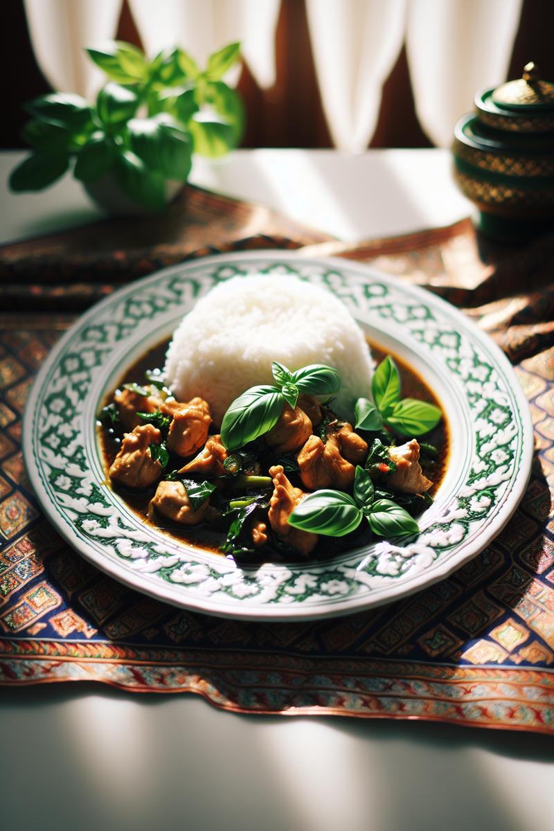 Photo de la recette Poulet au basilic