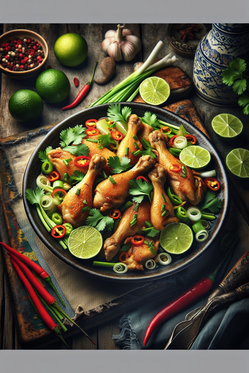 Photo de la recette Poulet au citron vert