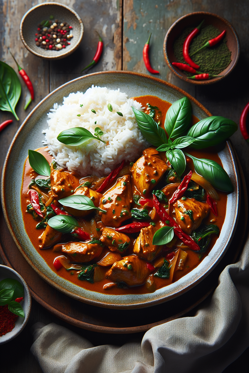 Photo de la recette Poulet curry panang