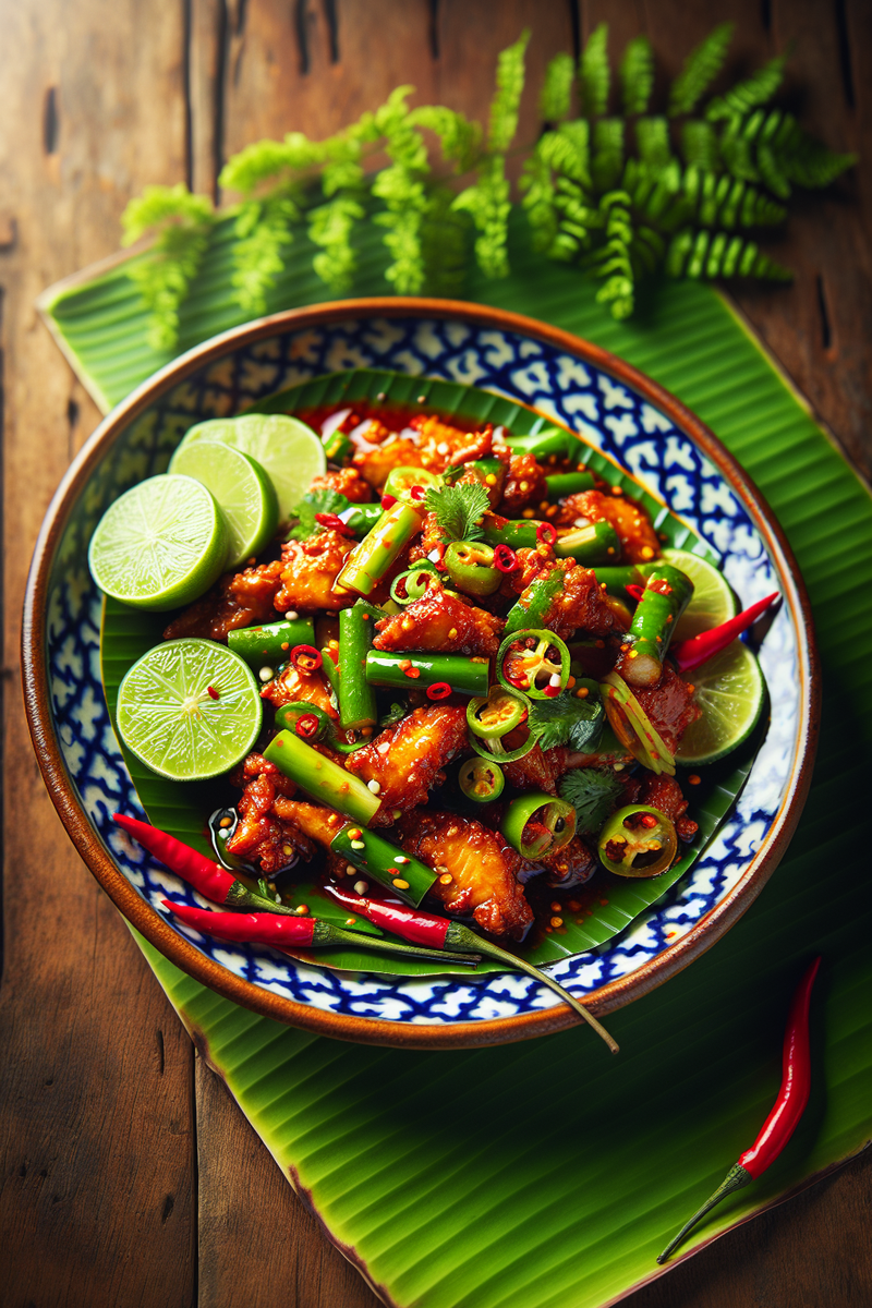 Photo de la recette Poulet épicé au citron vert