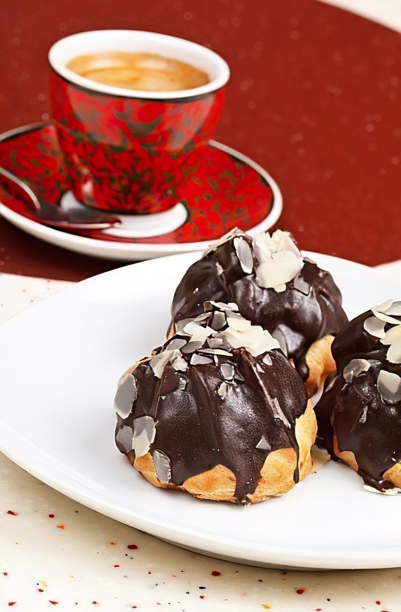 Photo de la recette Profiteroles au chocolat