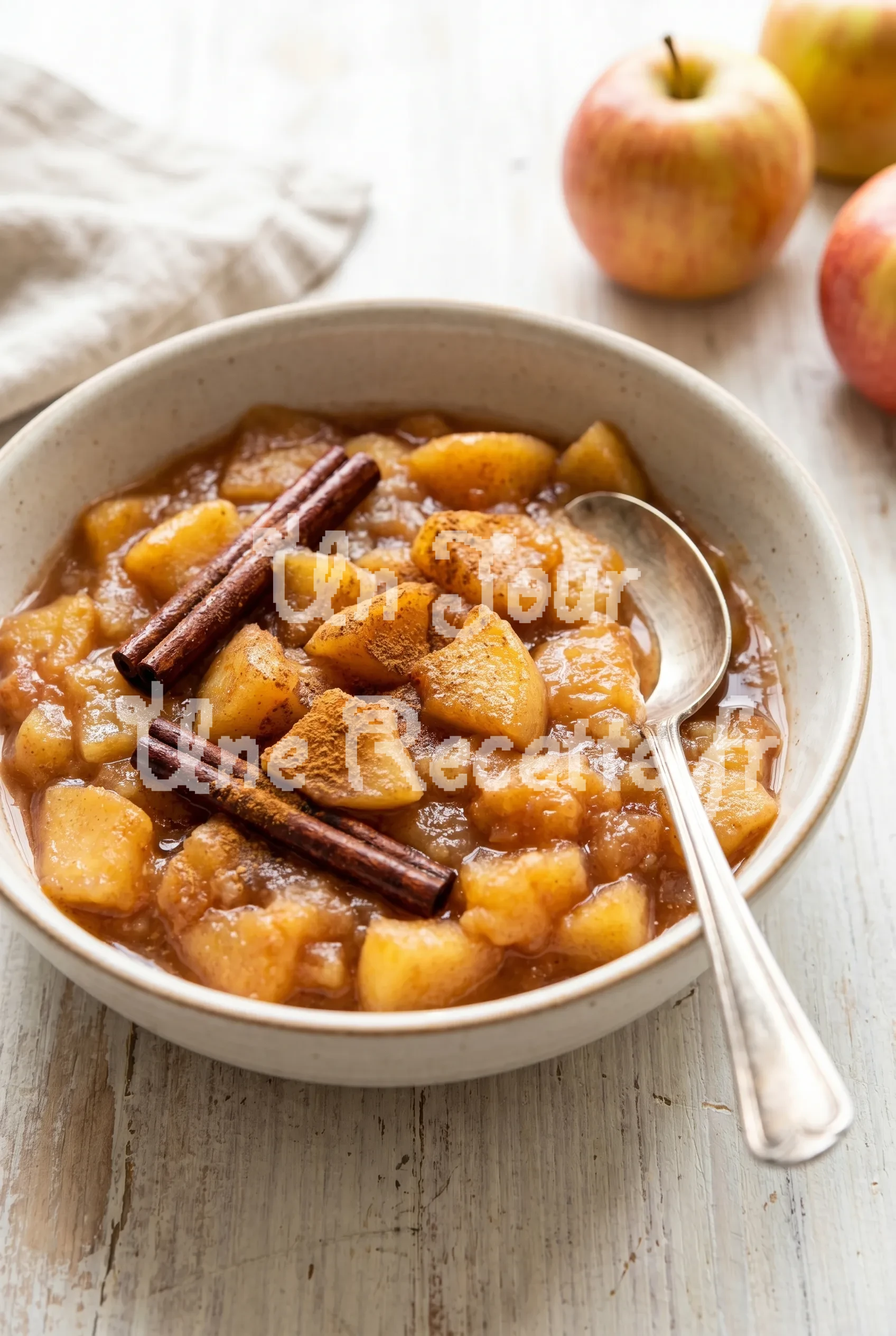 Photo de la recette Compote pommes cannelle