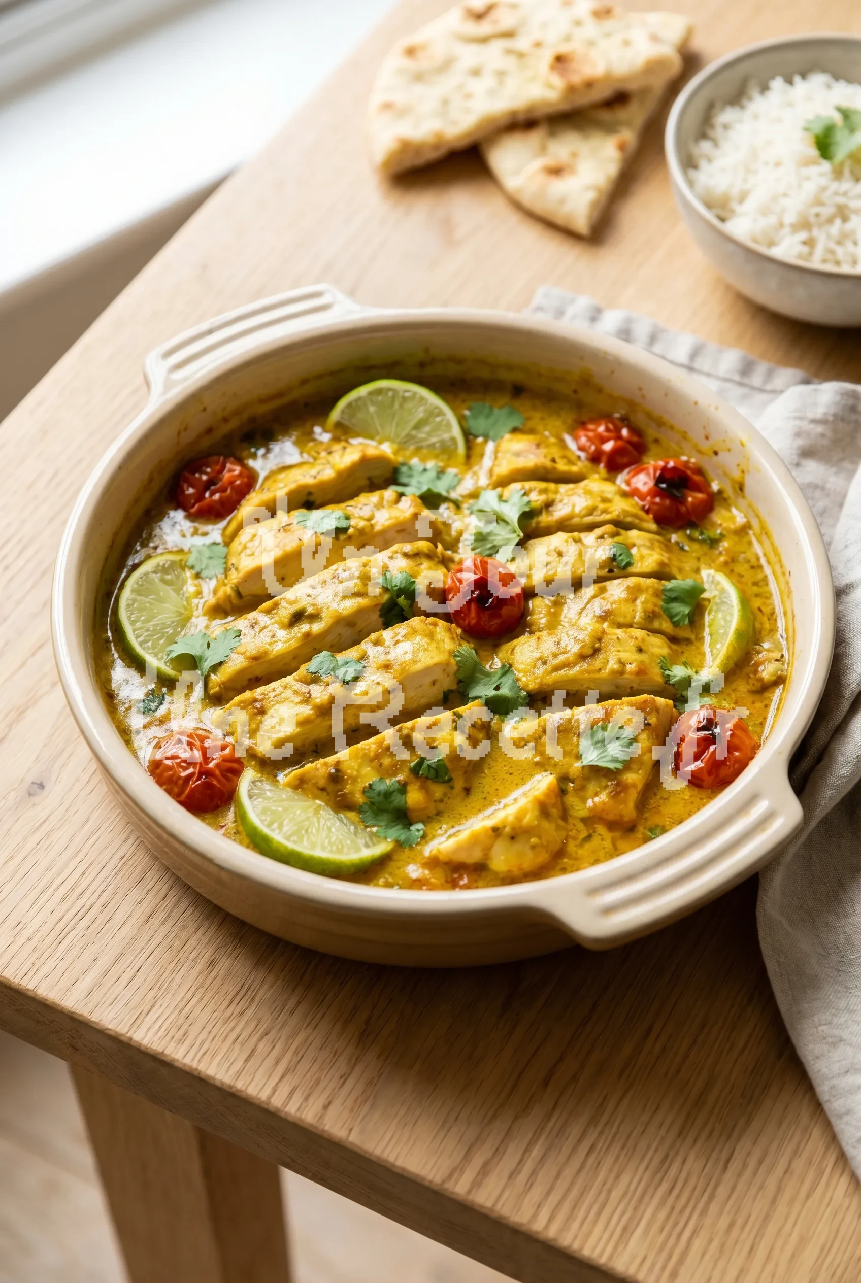 Photo de la recette Escalopes de poulet au curry