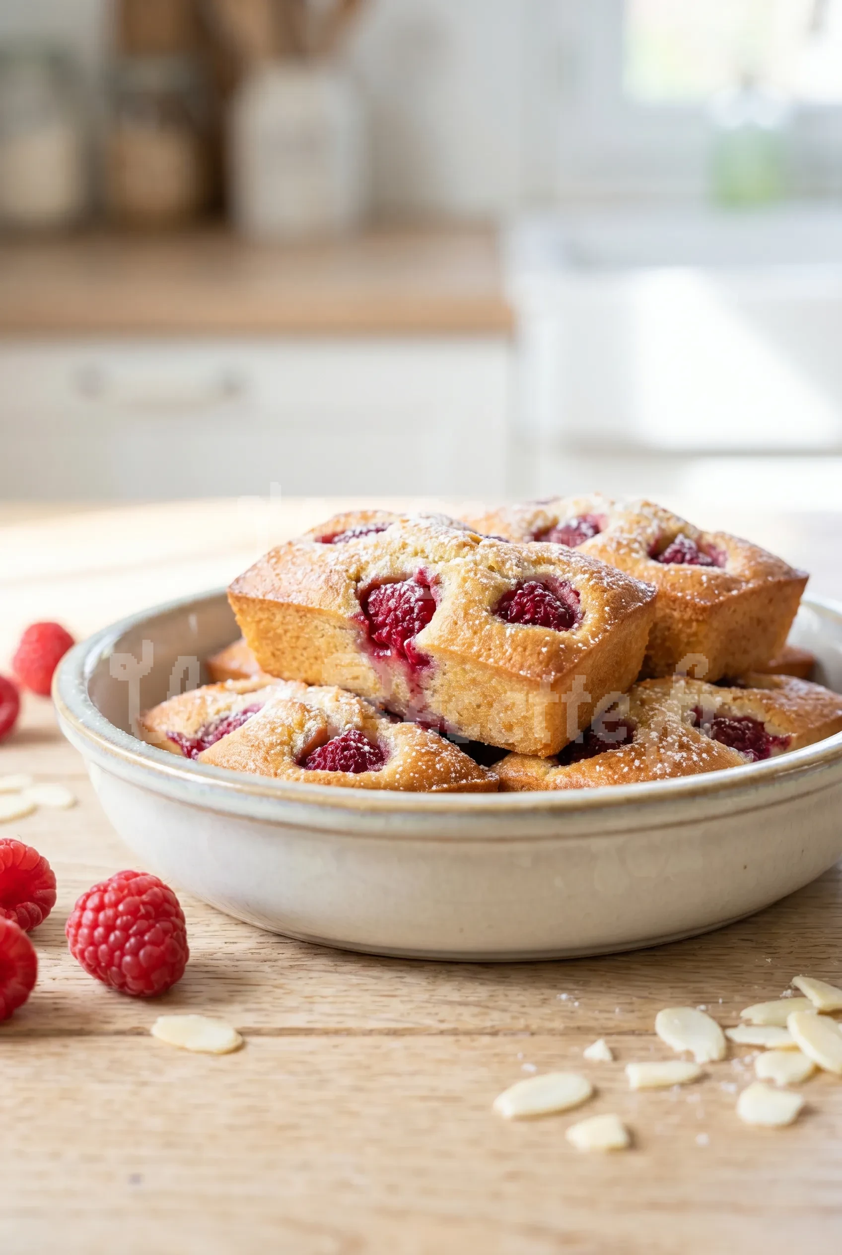 Photo de la recette Financiers aux framboises