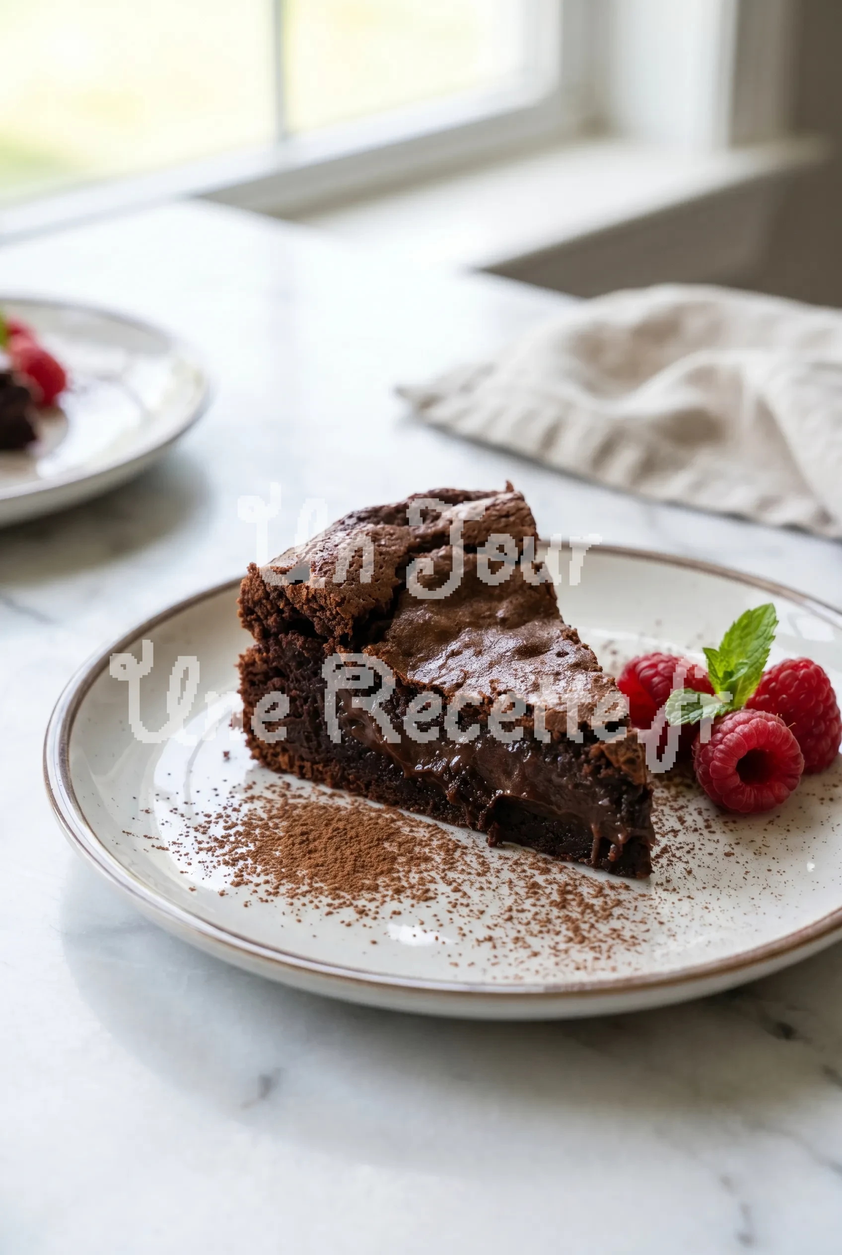 Photo de la recette Gâteau au chocolat ultra moelleux avec seulement 2 oeufs