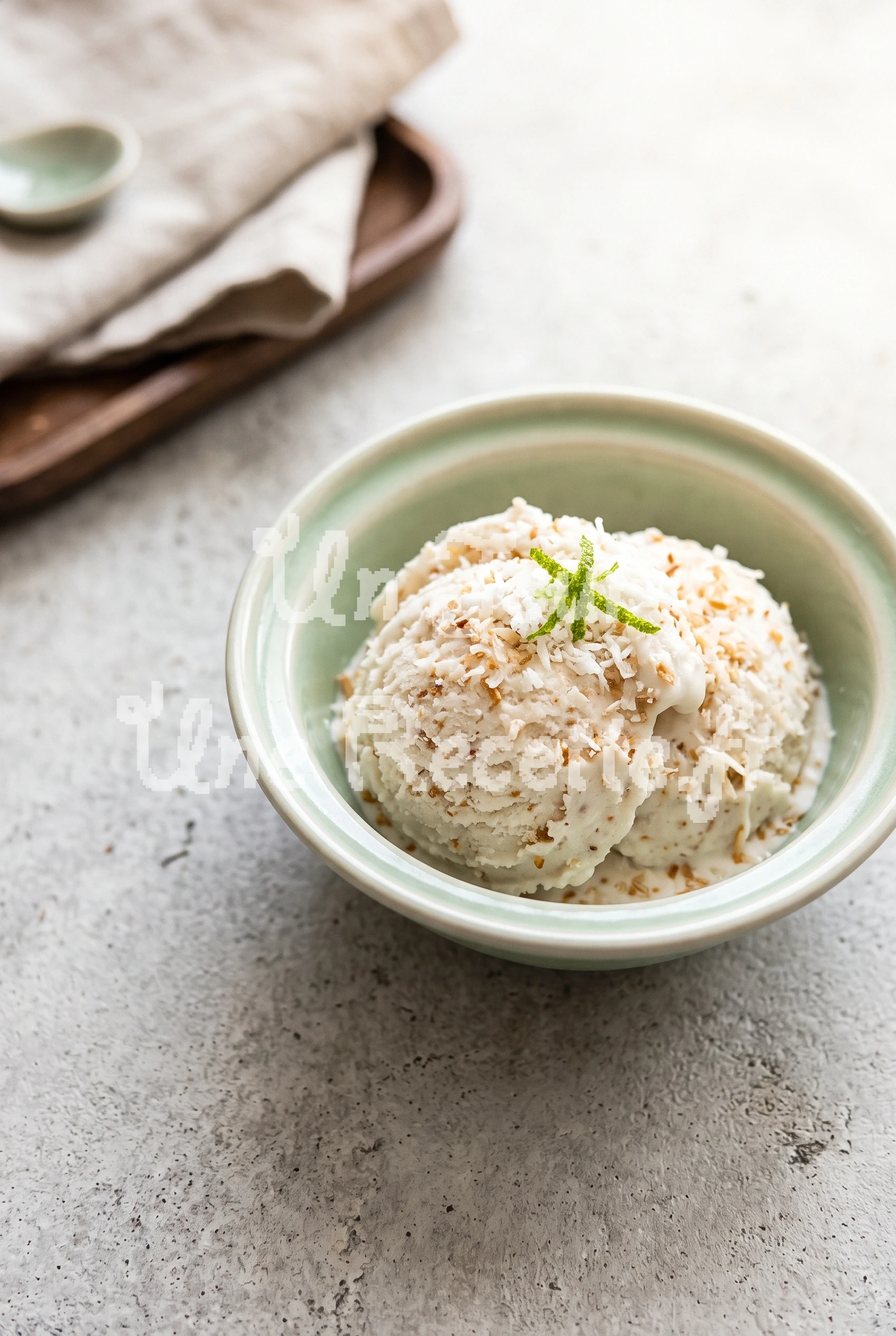 Photo de la recette Glace à la noix de coco