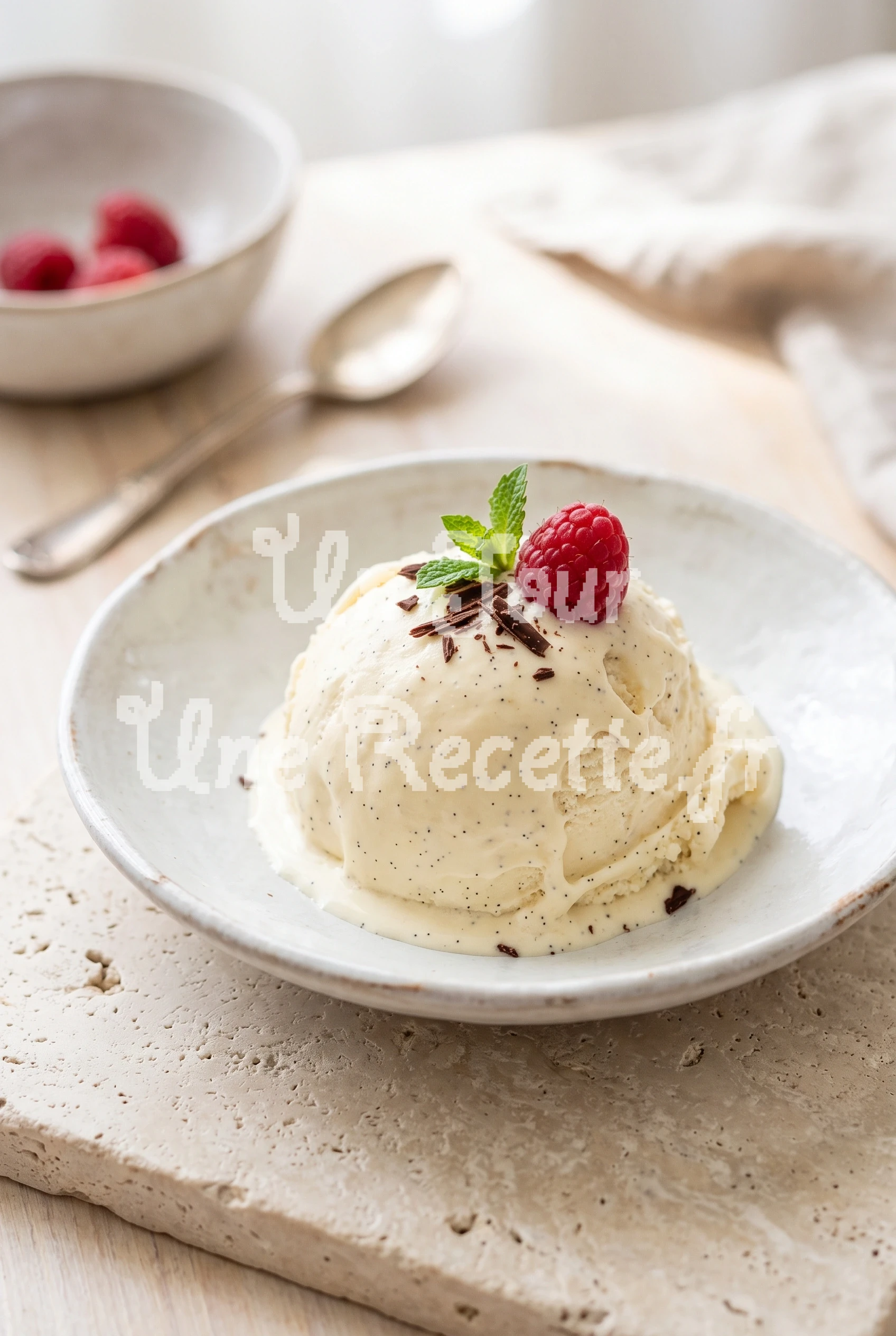 Photo de la recette Glace au lait concentré sucré sans sorbetière