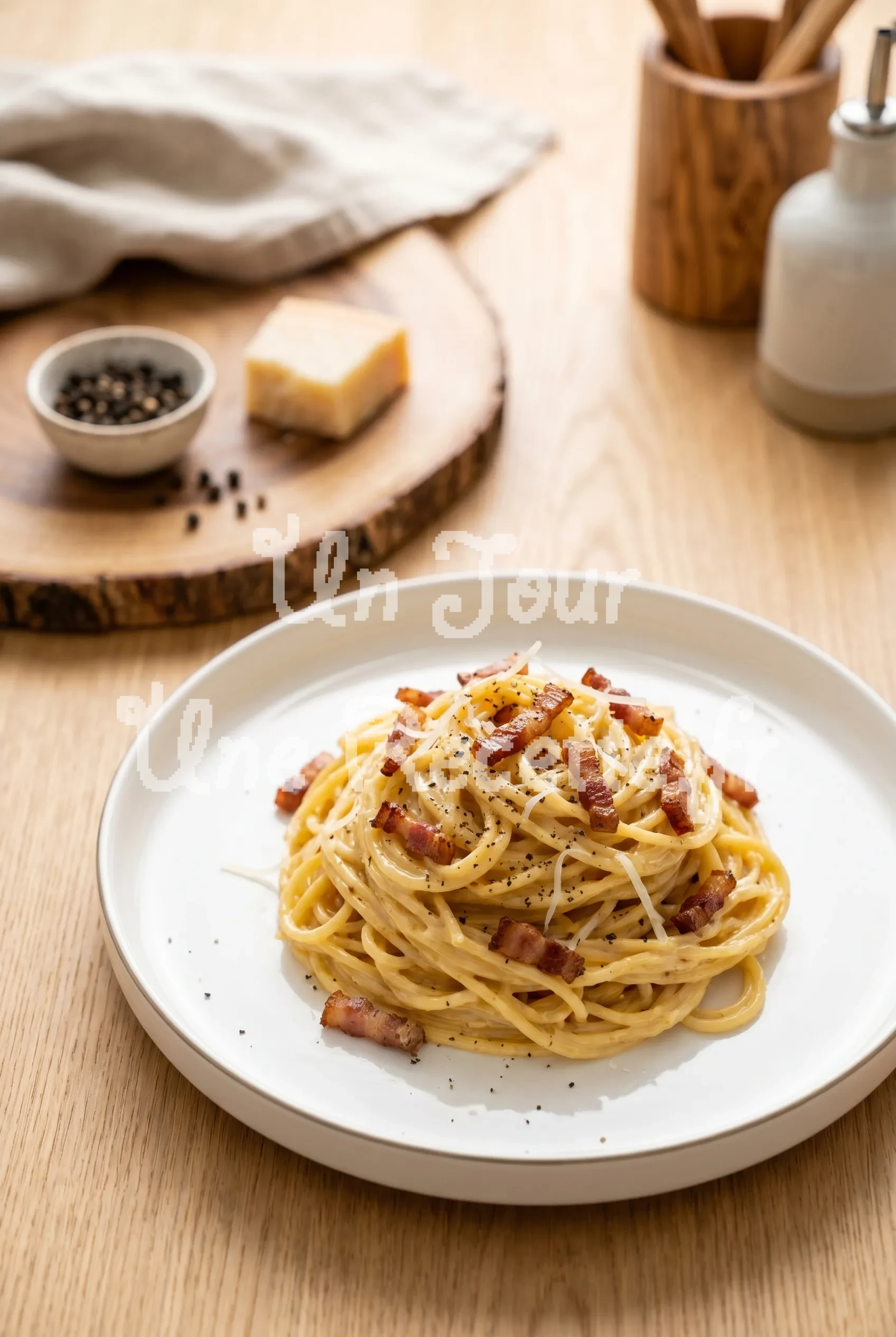 Photo de la recette Pâtes carbonara