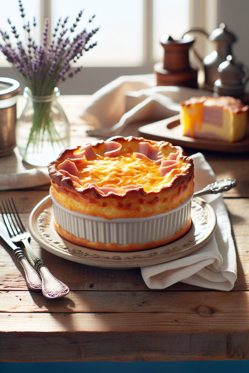 Photo de la recette Soufflé au jambon