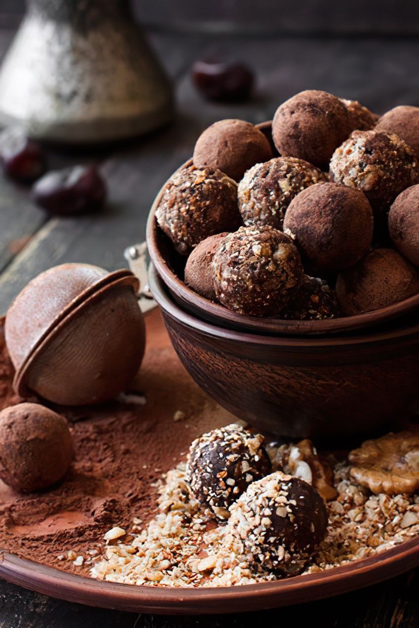Photo de la recette Truffes au chocolat