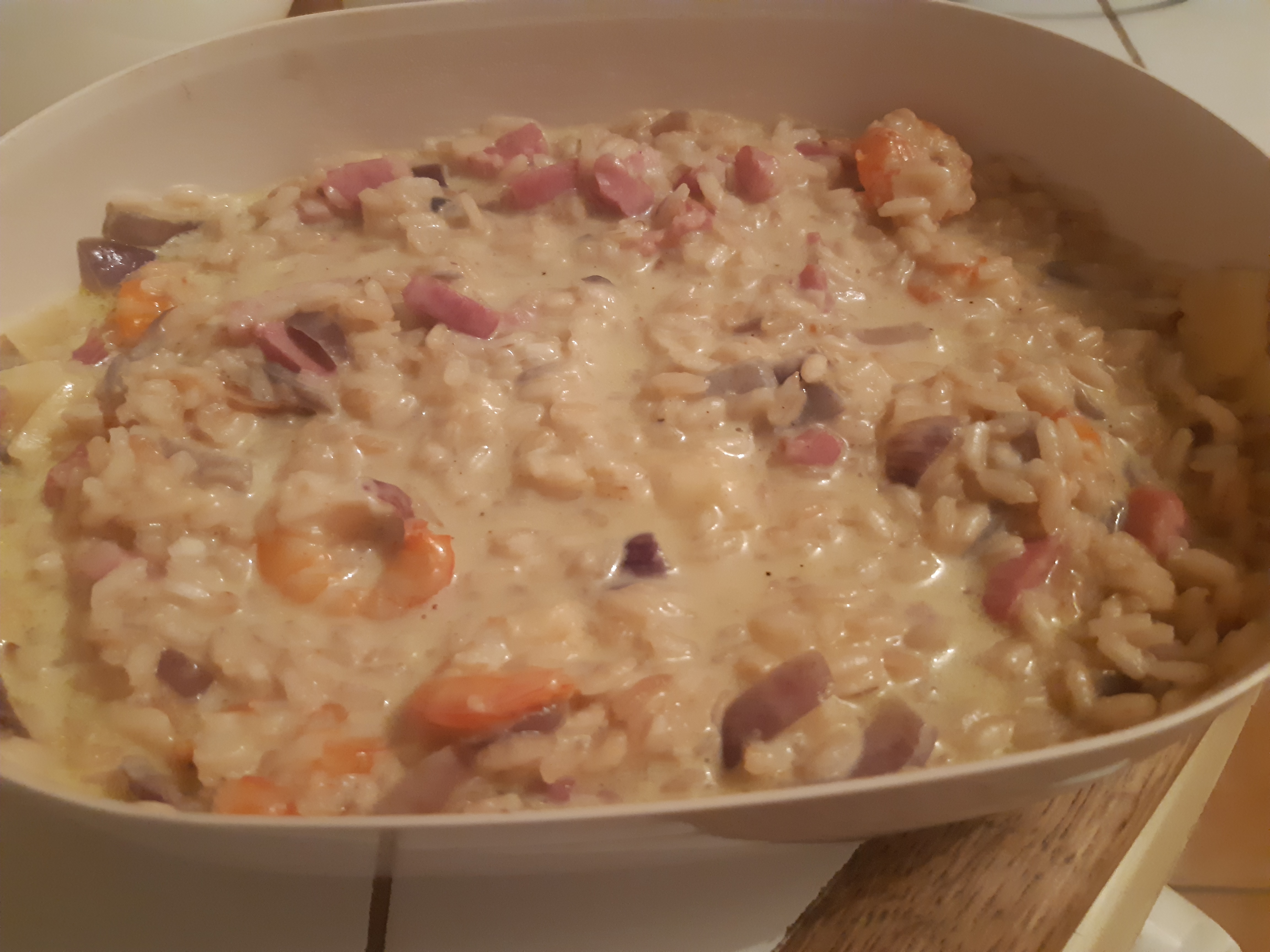 Risotto aux crevettes par cmb4